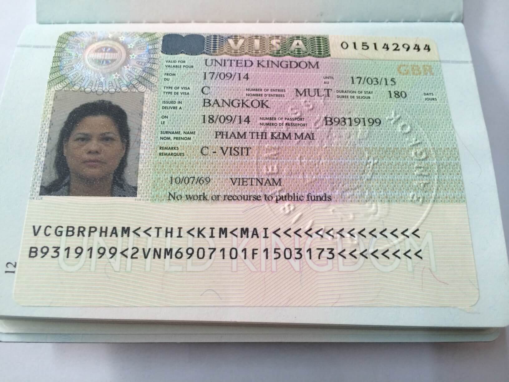  Làm visa du lịch Anh